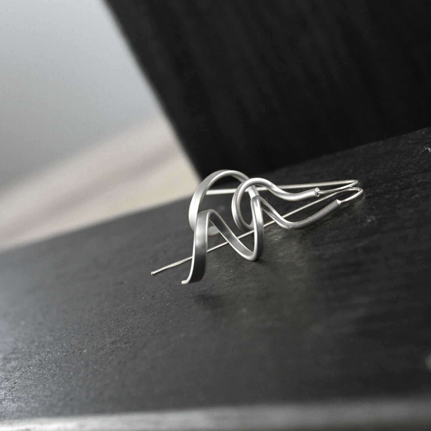 Tara Mini Spinning Earring Silver PlatingIDansk Copenhagen