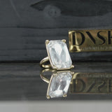 Joy Waterproof Clear CZ Mega Statement Ring 18K Gold Plating, Dansk Copenhagen
