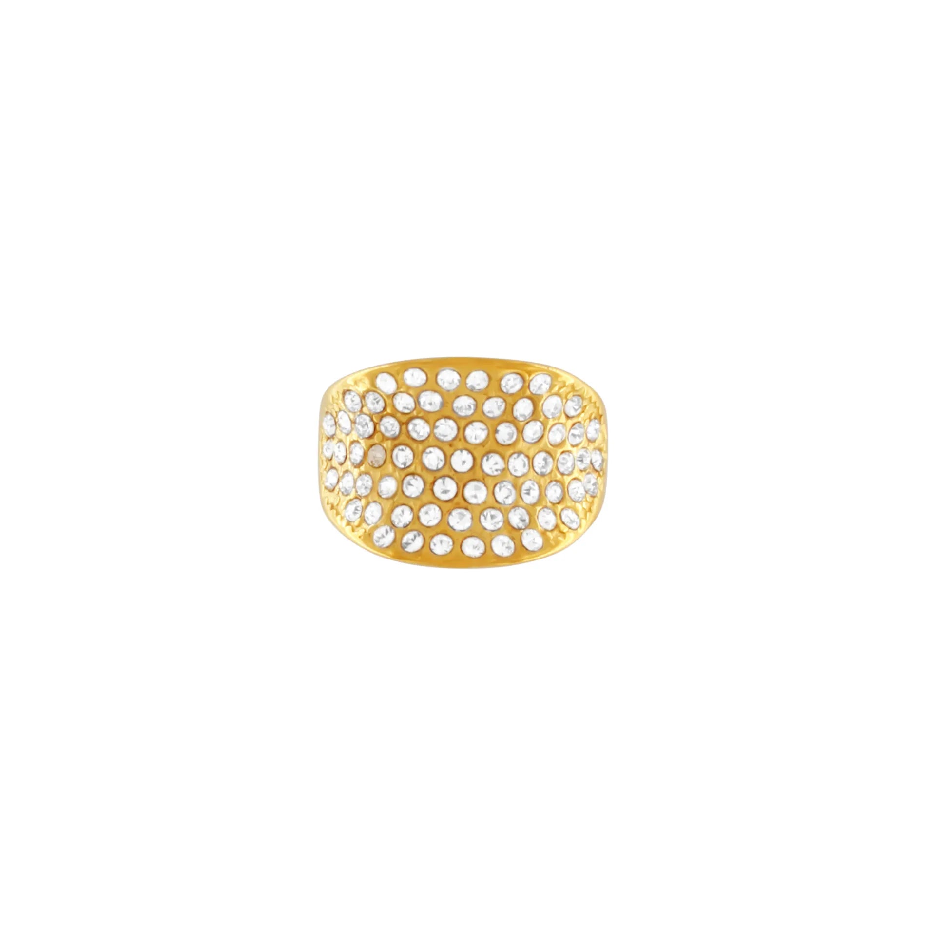 Joy Waterproof Clear Multi CZ Ring 18K Gold Plating, Dansk Copenhagen