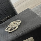 Joy Waterproof Bague Multi CZ Plaqué Or 18K