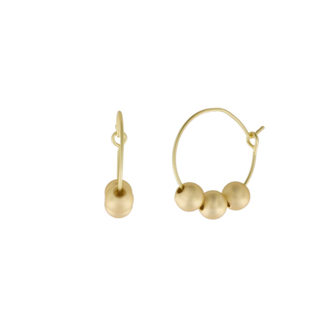 Tabitha Hoop Earring Gold Plating