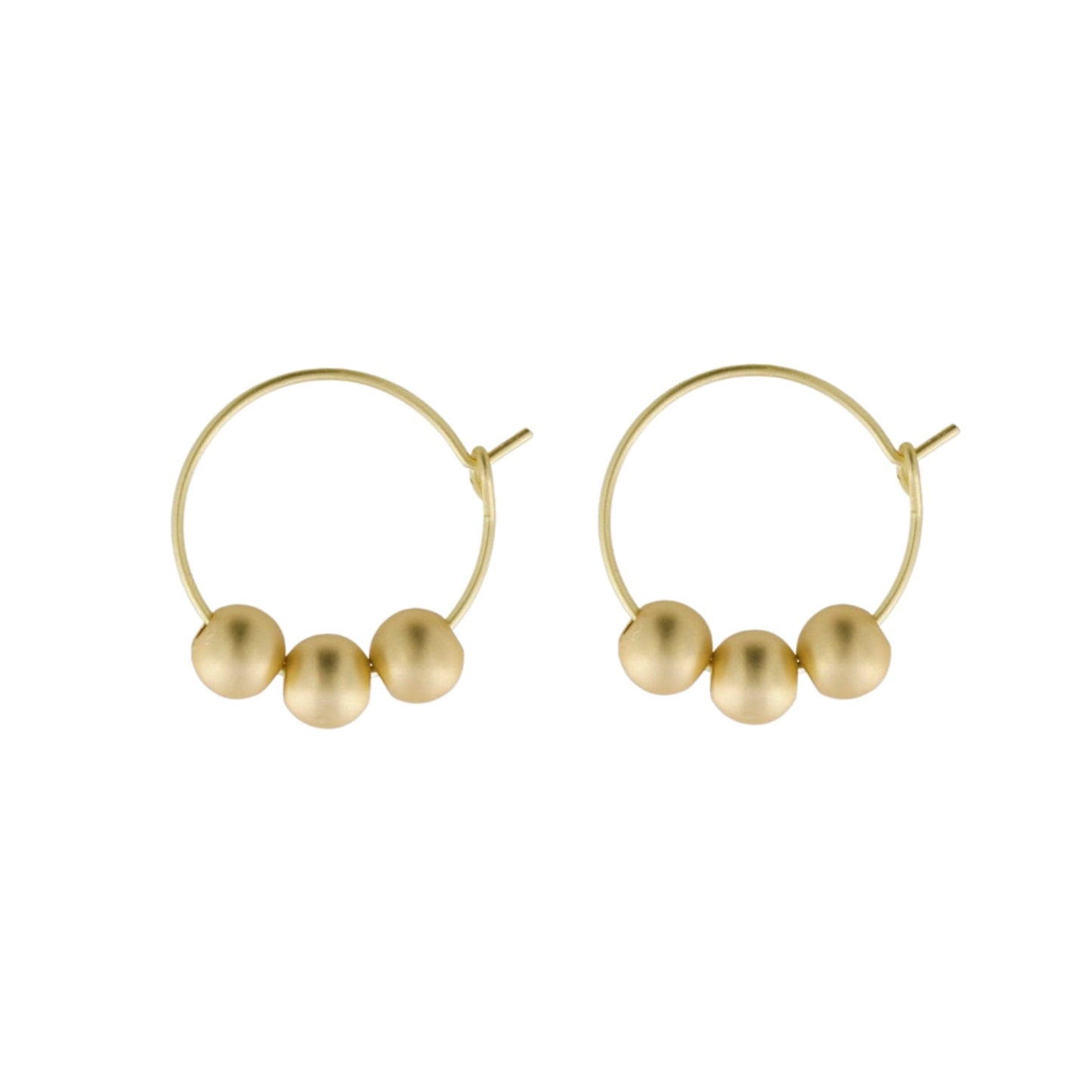 Tabitha Hoop Earring Gold Plating