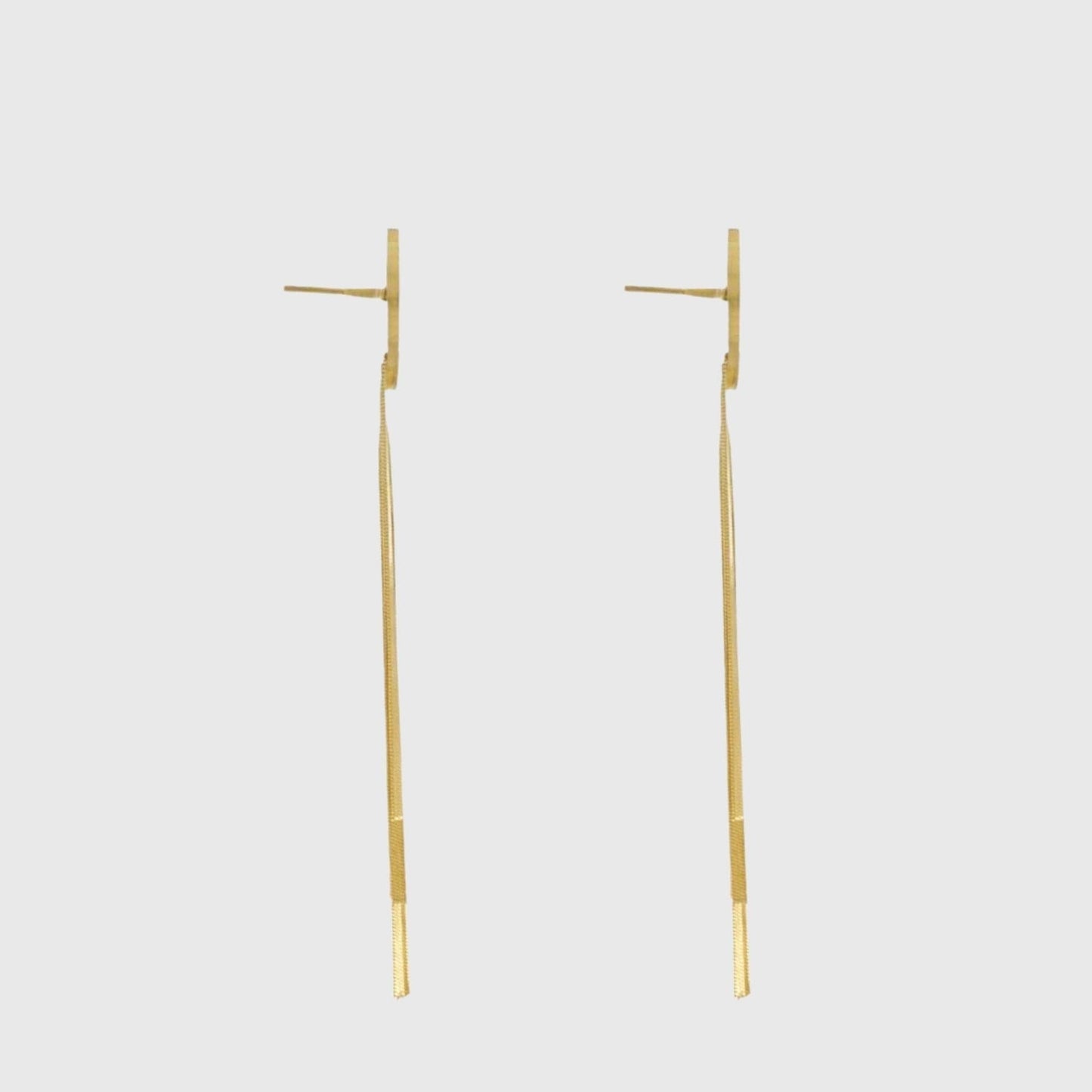 Courage Waterproof Dot Multi Chain Statement Earring 18 Carat GoldIDansk Copenhagen