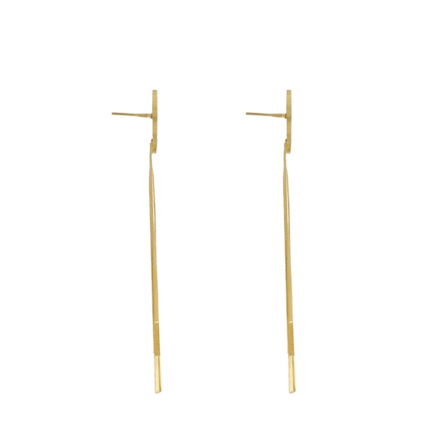 Courage Waterproof Dot Multi Chain Statement Earring 18 Carat GoldIDansk Copenhagen