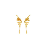 Courage Waterproof Wing Statement Earring 18K Gold Plating, Dansk Copenhagen