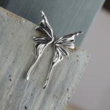 Courage Waterproof Wing Statement Earring Silver Plating, Dansk Copenhagen