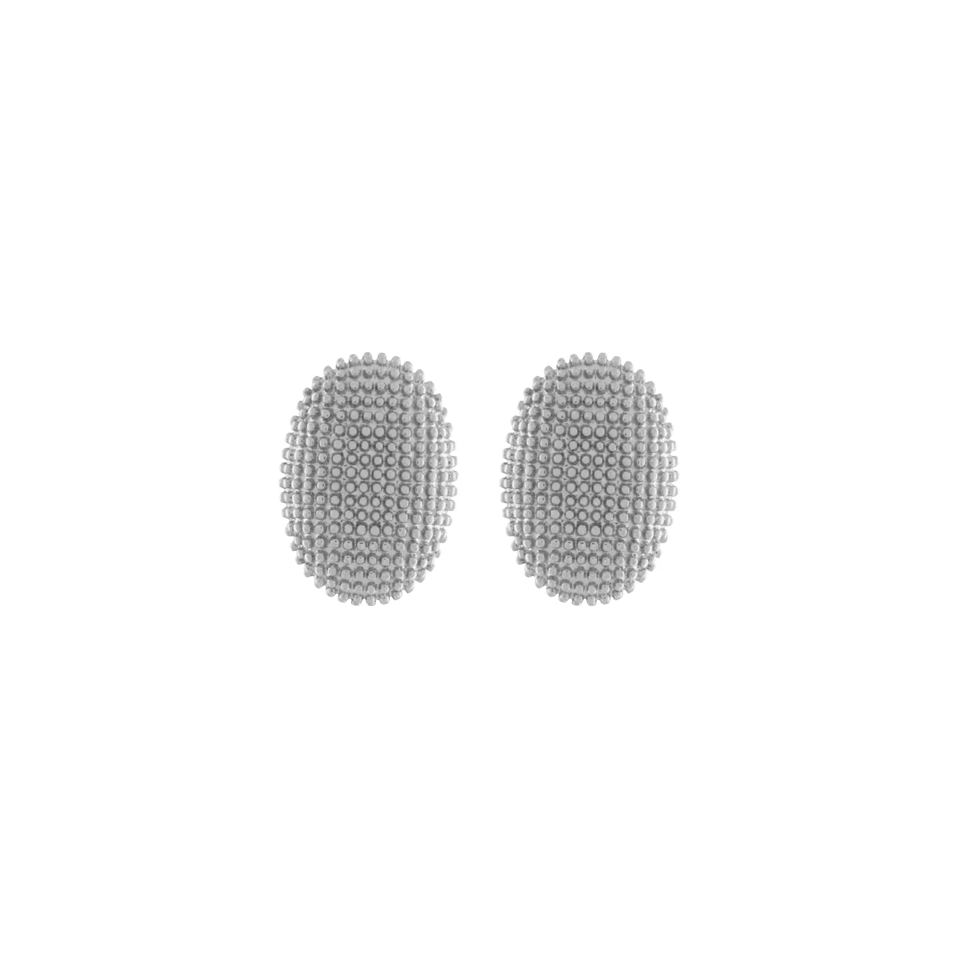 Courage Waterproof Oblong Statement Earring Silver Plating, Dansk Copenhagen