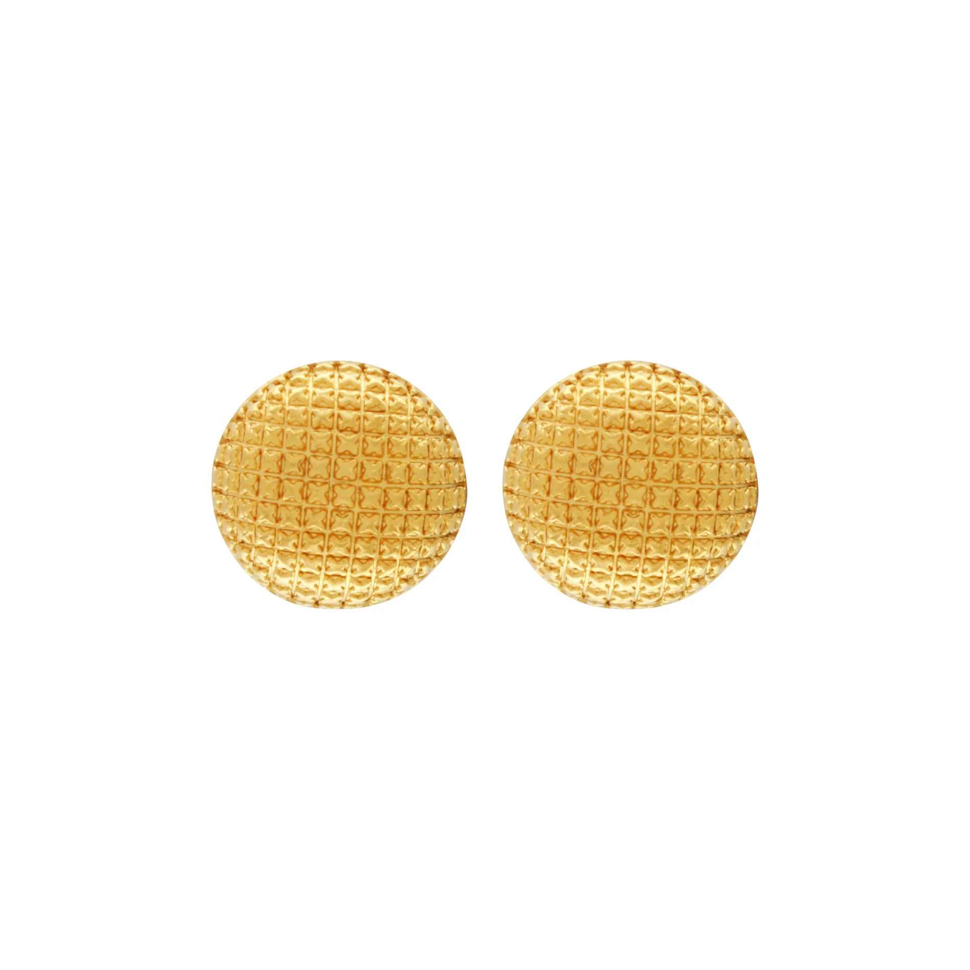 Courage Waterproof Ornament Statement Earring 18K Gold Plating, Dansk Copenhagen