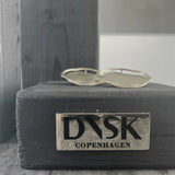 Courage Waterproof Brushed Artfull Round Statement Earring 18K Gold Plating
