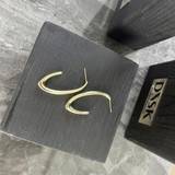 Passion Waterproof Simple Oval Creol Silver Plating