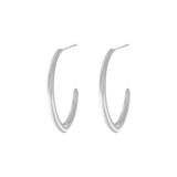 Passion Waterproof Simple Oval Creol Silver Plating