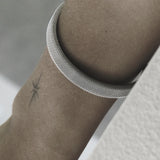 Passion Waterproof Mesh Cuff Bracelet Silver Plating, Dansk Copenhagen