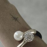 Audrey IN:STORE Magneet Parel Mix Leren Armband Goud Plating