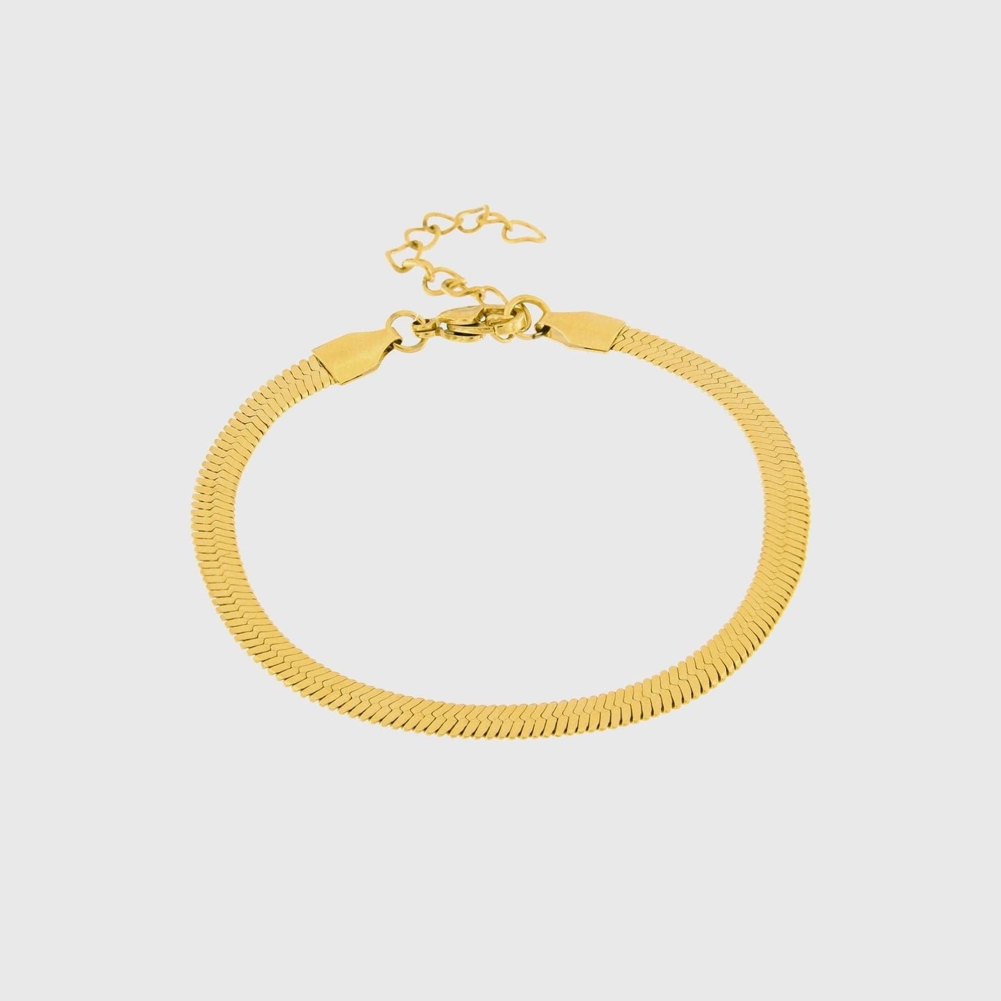 Passion Waterproof 3mm Snake Bracelet 18K Gold PlatingIDansk Copenhagen
