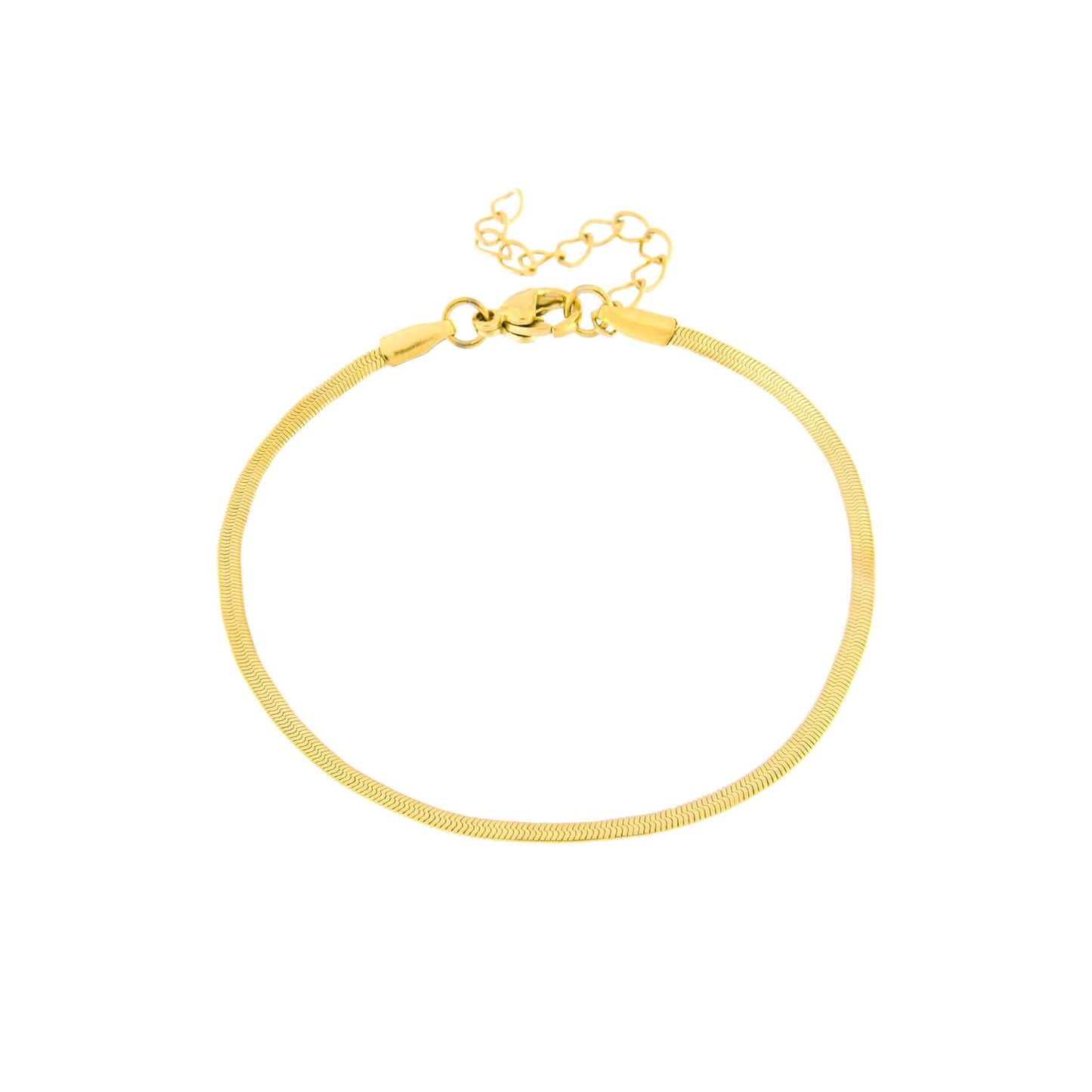 Passion Waterproof 2mm Snake Bracelet 18K Gold PlatingIDansk Copenhagen