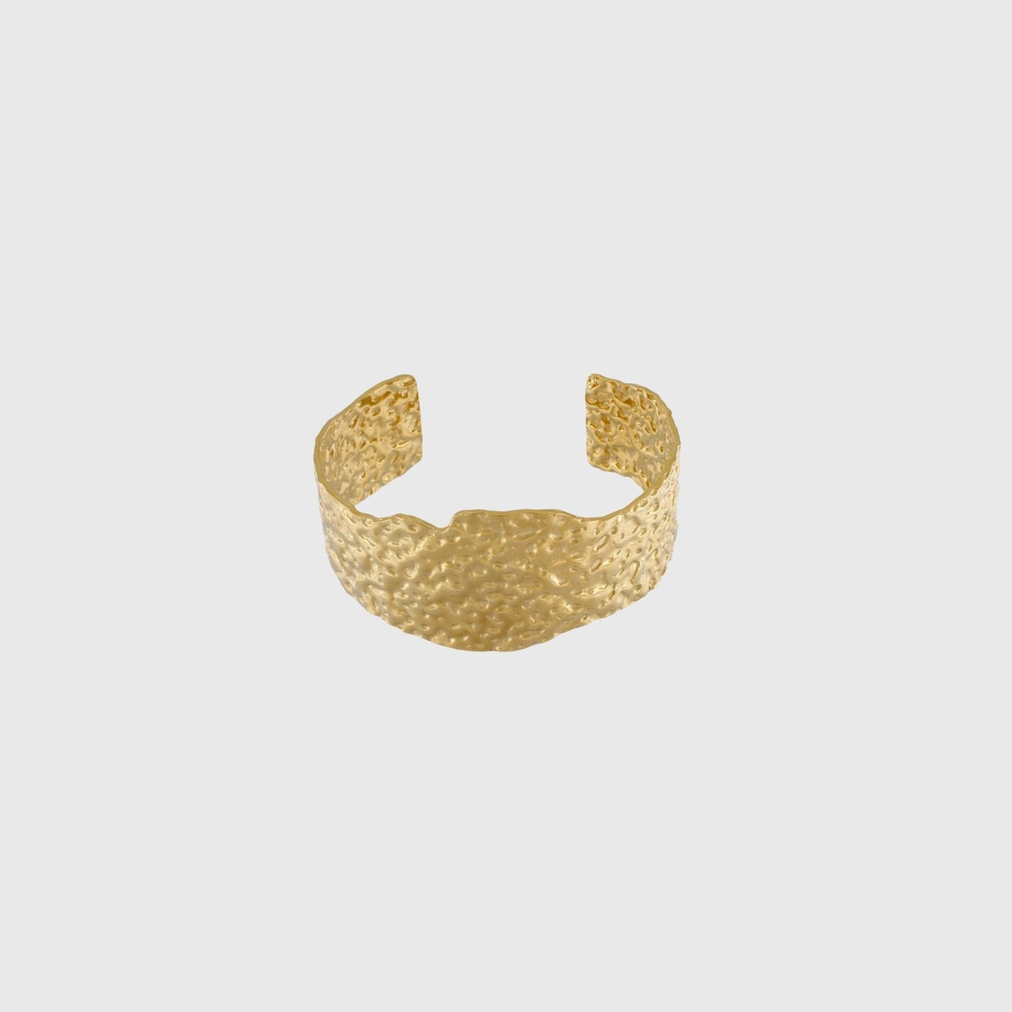 Courage Wasserfestes unregelmäßiges Statement-Manschettenarmband mit 18-karätiger Vergoldung