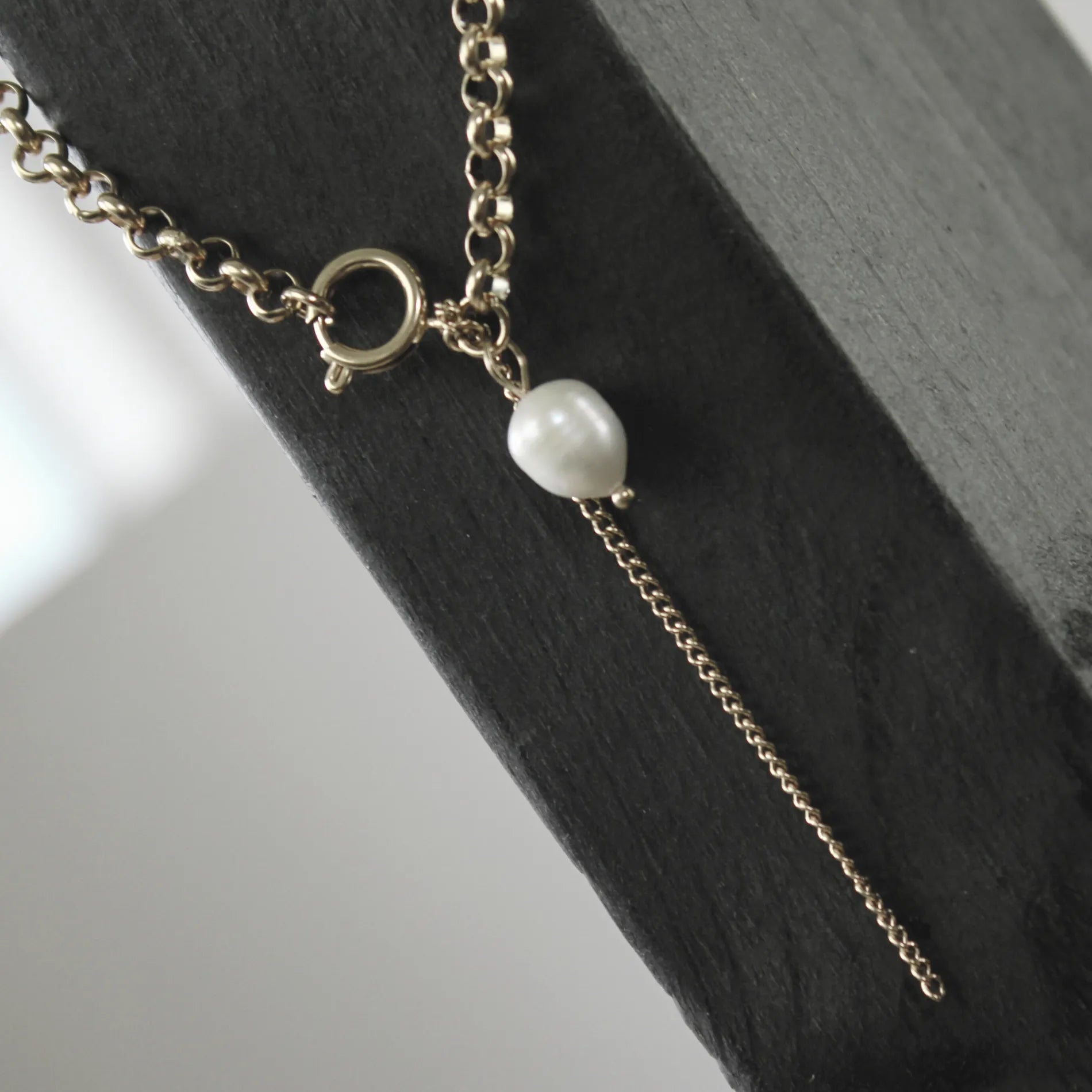 Joy Waterproof Link Pearl Bracelet 18K Gold Plating, Dansk Copenhagen