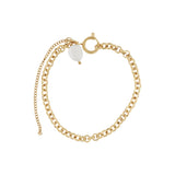 Joy Waterproof Link Pearl Bracelet 18K Gold Plating, Dansk Copenhagen