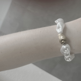 Joy Waterproof Short Pearl Statement Bracelet 18K Gold Plating