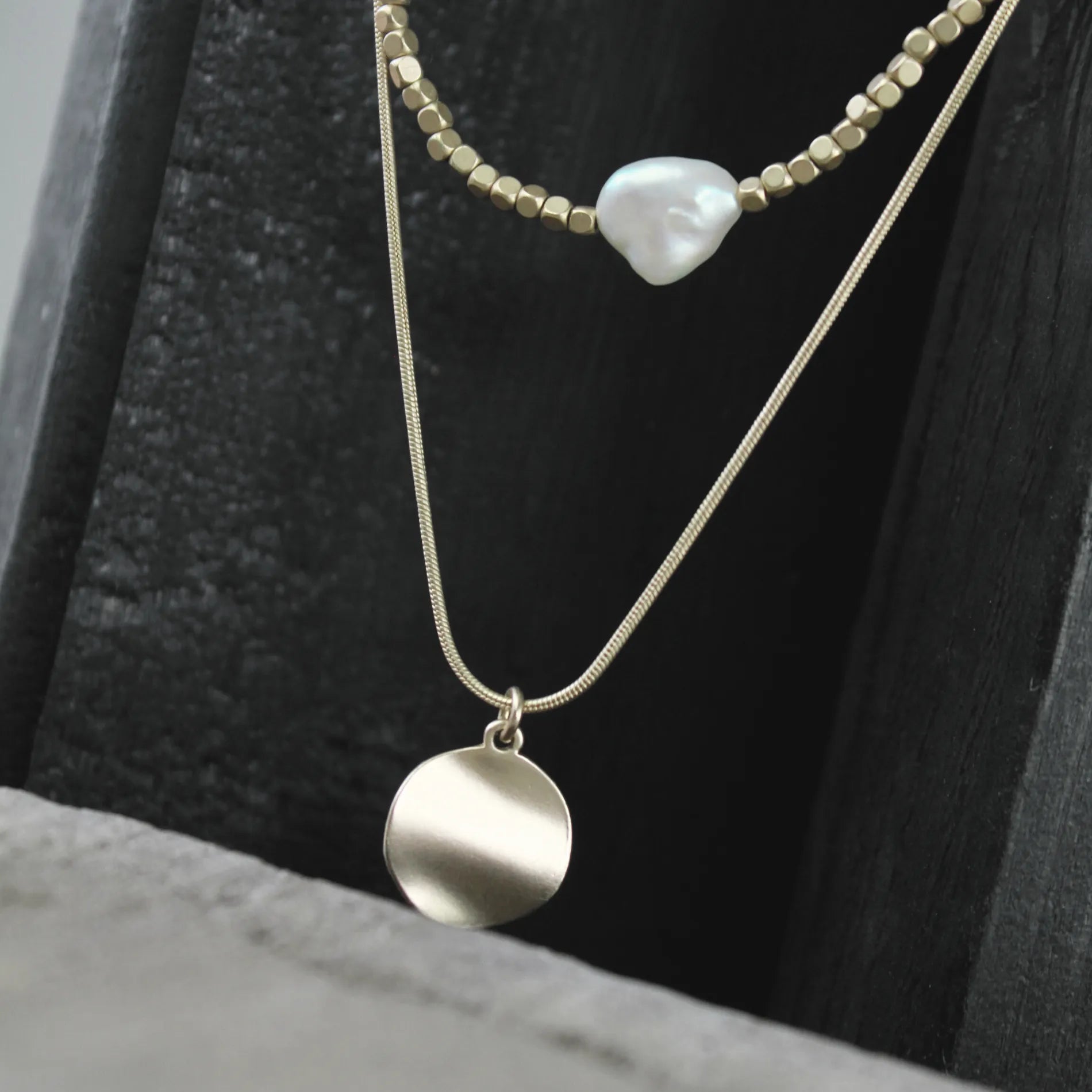 Audrey Custom Necklace Gold Plating, Dansk Copenhagen