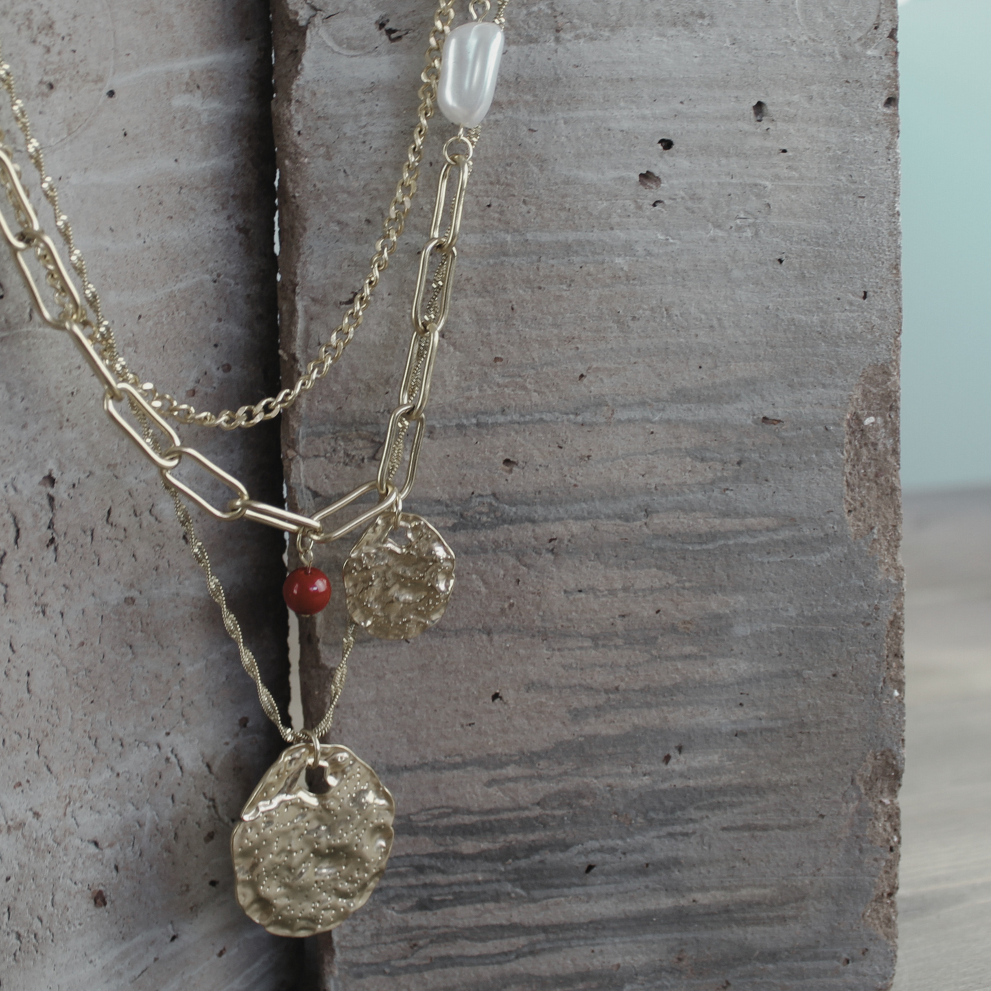 Joy Waterproof 3in1 Necklace 18 Carat Gold PlatedIDansk Copenhagen