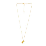Passion Waterproof Long Smooth Double Drop Necklace 18K Gold Plating, Dansk Copenhagen