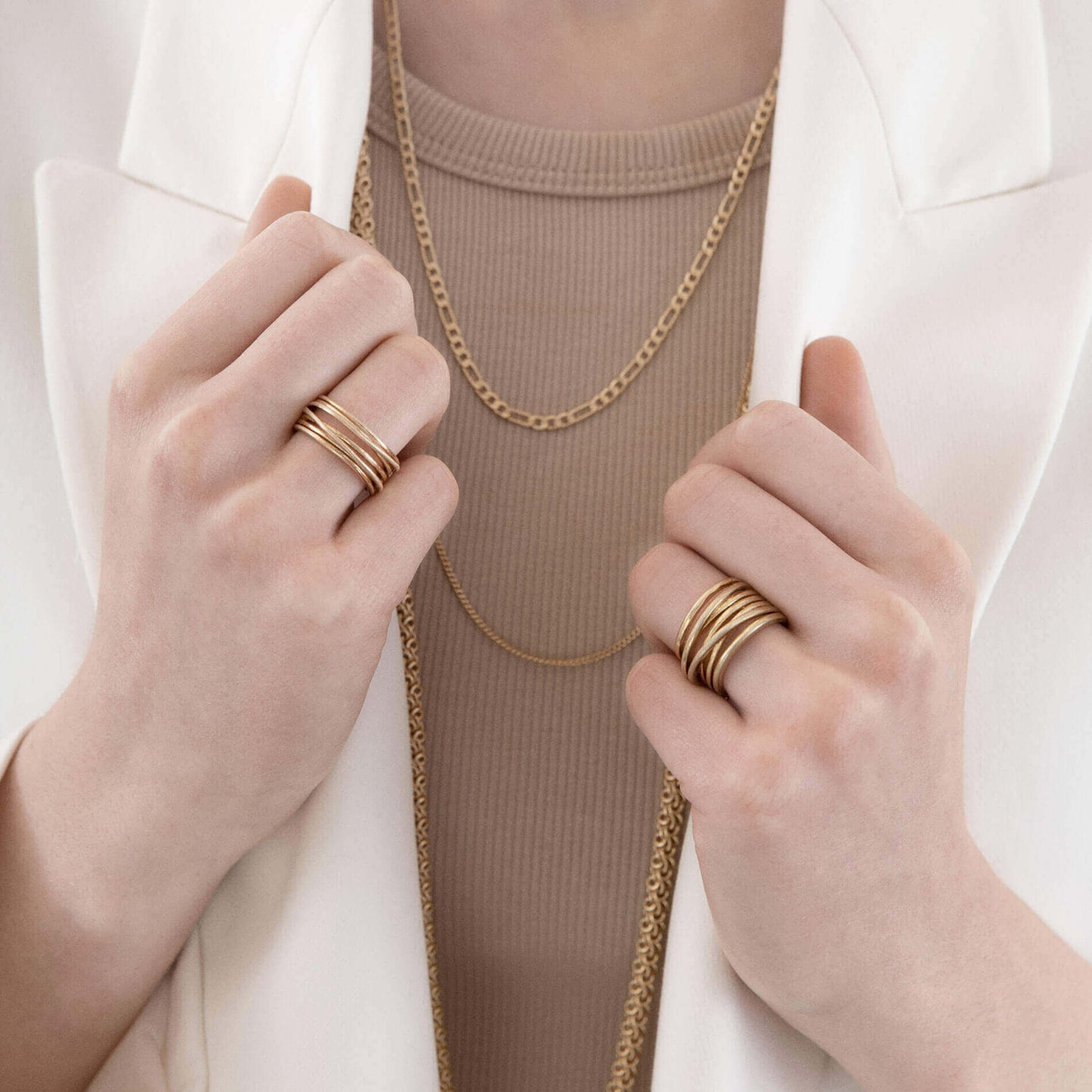 Tara Wrap It Ring Gold PlatingIDansk Copenhagen