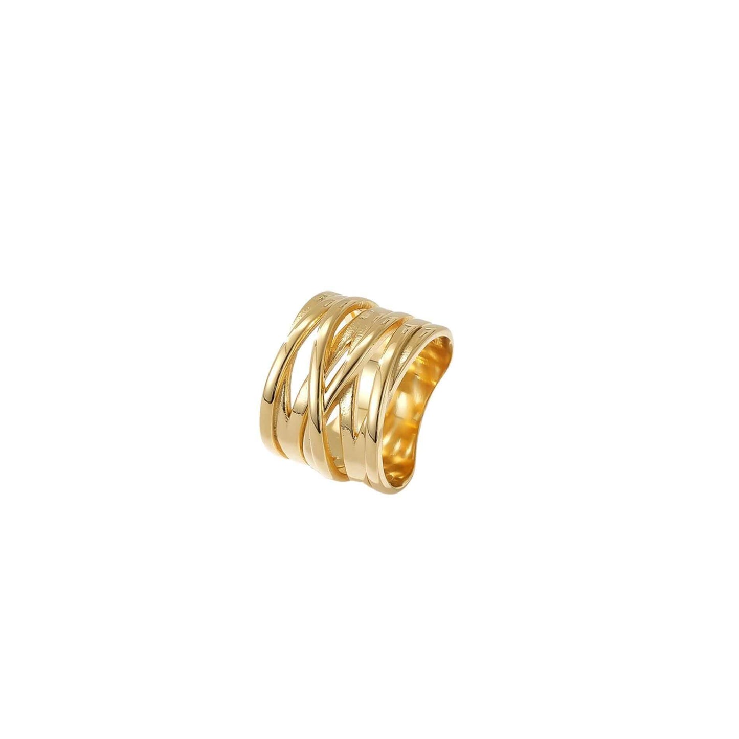 Courage Waterproof Wrap It Ring 18K Gold PlatingIDansk Copenhagen