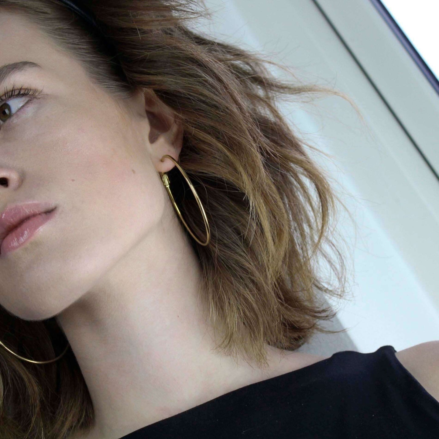 Passion Waterproof Hoop 18K Gold PlatingIDansk Copenhagen