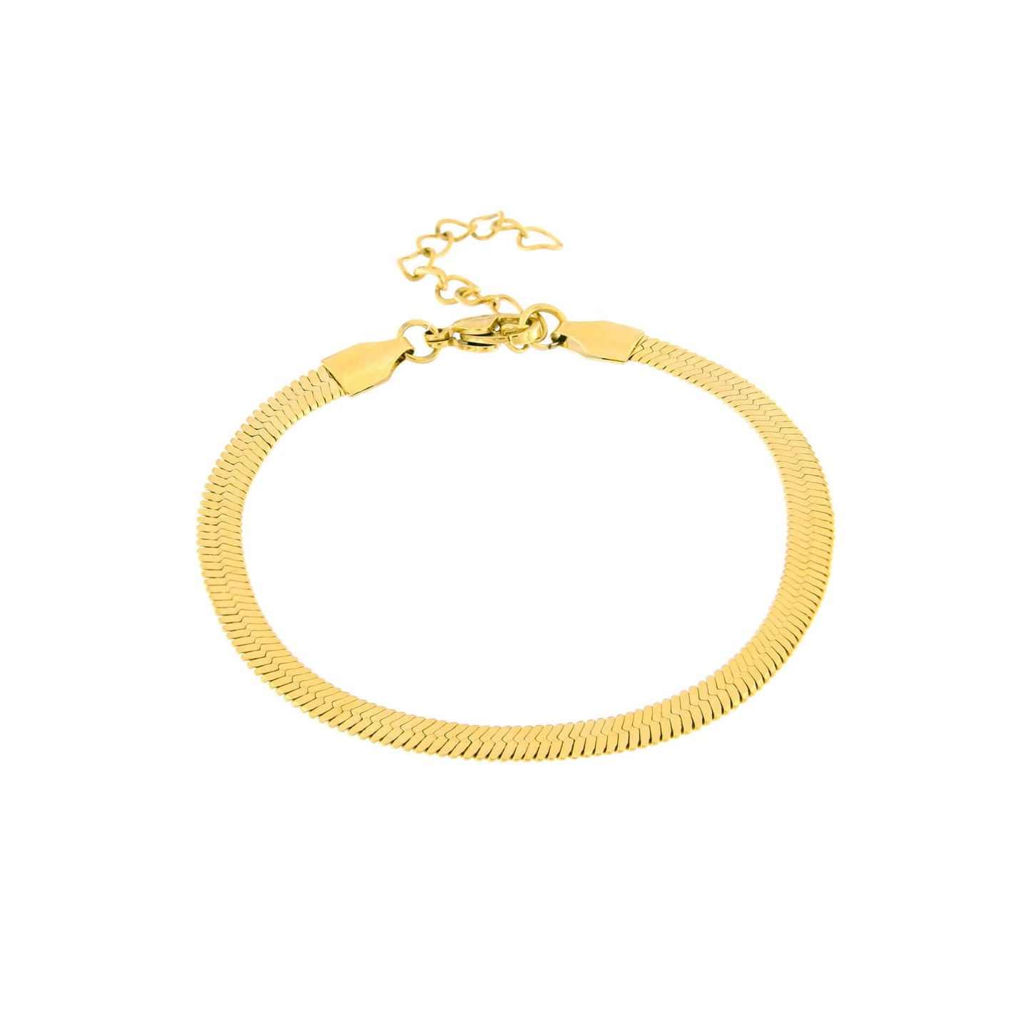 Passion Waterproof 4mm Snake Bracelet 18K Gold PlatingIDansk Copenhagen