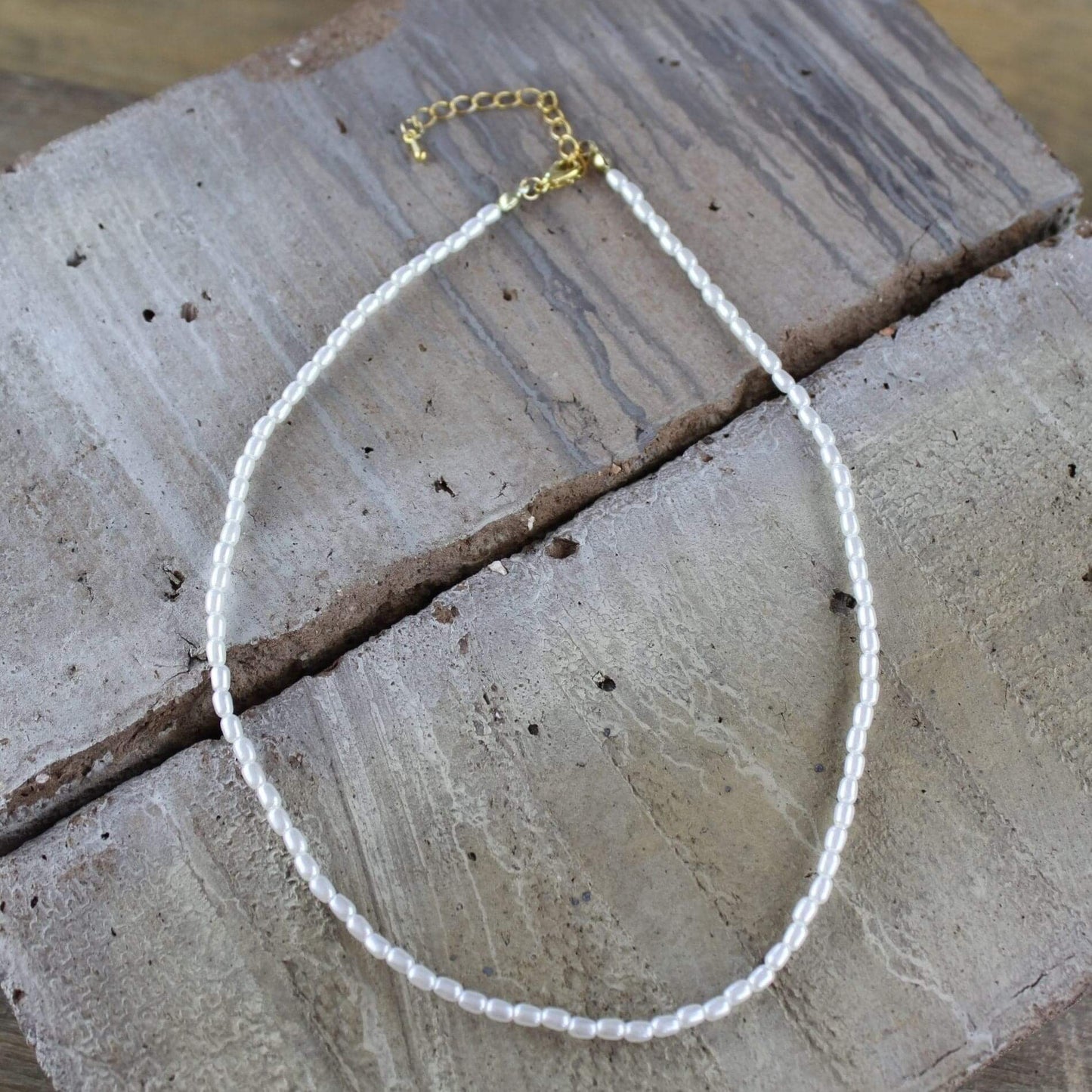 Joy White Mini Pearl NecklaceIDansk Copenhagen