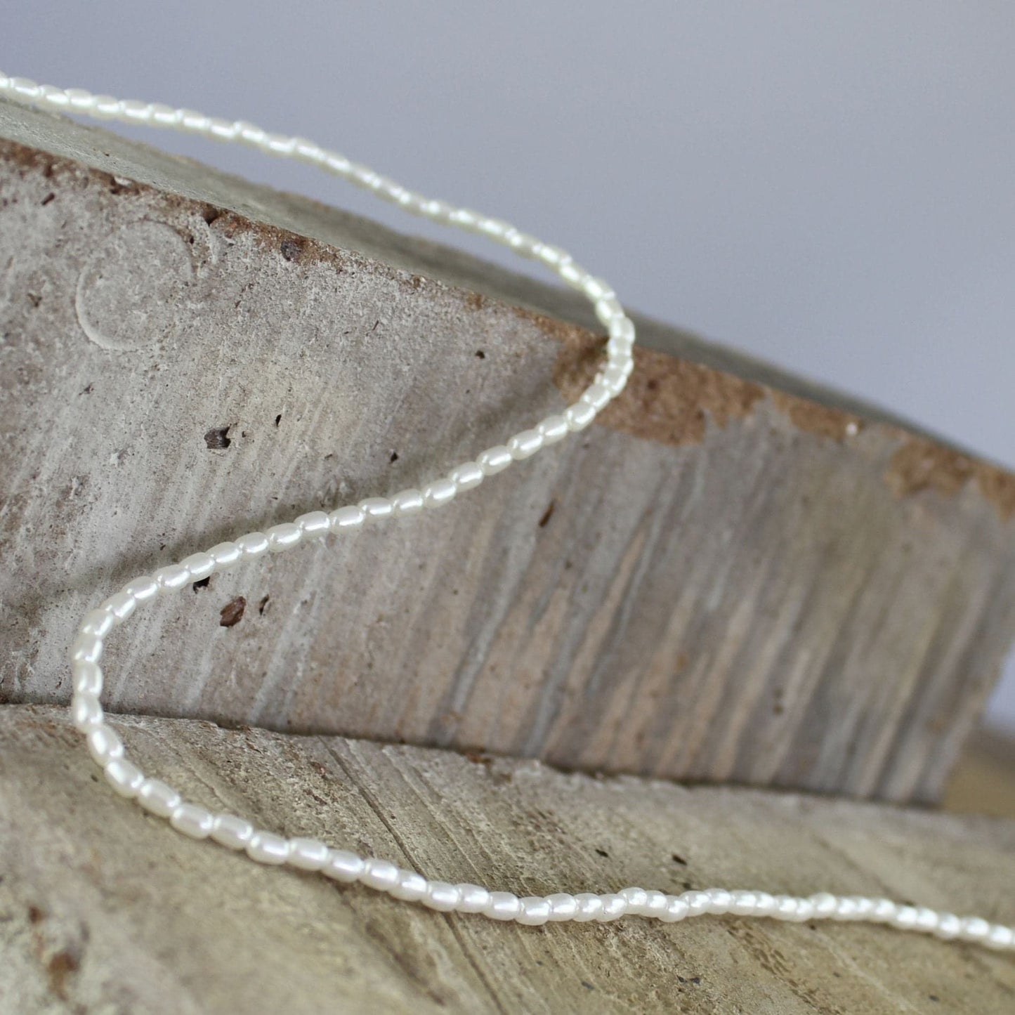 Joy White Mini Pearl NecklaceIDansk Copenhagen
