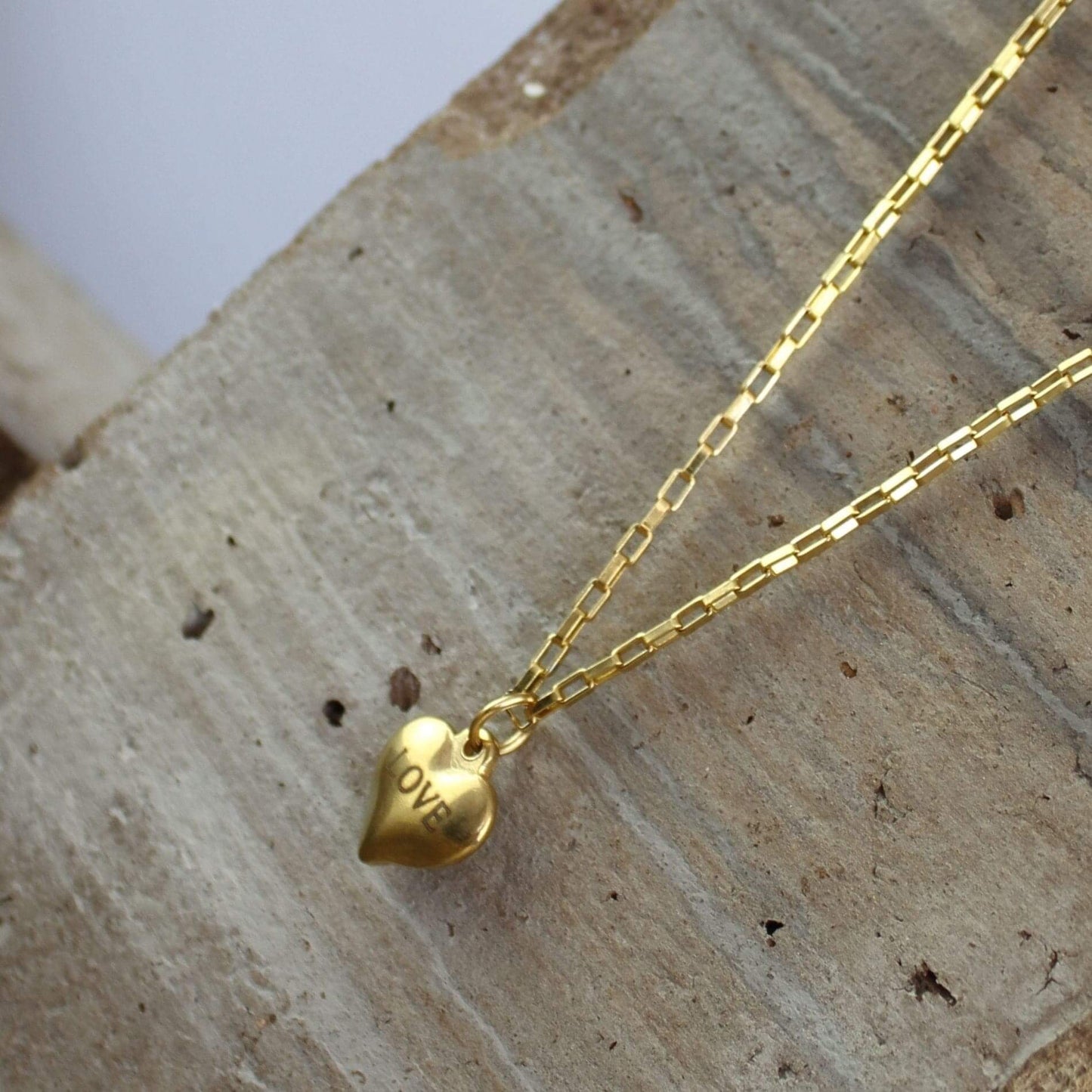 Love Waterproof 2in1 Heart & Pearl Necklace 18 Carat GoldIDansk Copenhagen
