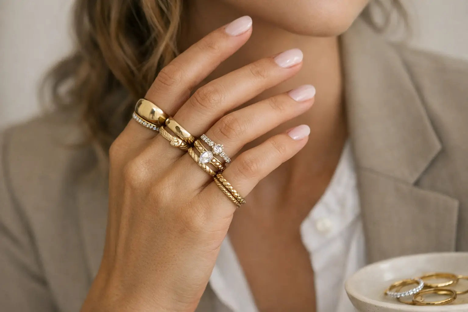 How to Stack Rings With Effortless Style