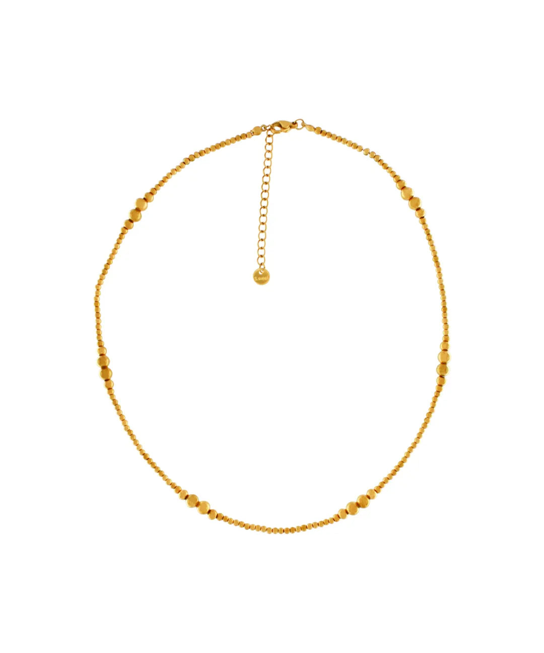 Passion Waterproof Multi Ball Necklace 18K Gold Plating Plating, DNSK Copenhagen