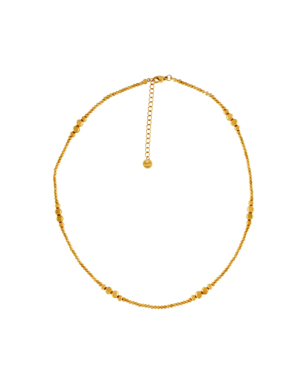 Passion Waterproof Multi Ball Necklace 18K Gold Plating Plating, DNSK Copenhagen