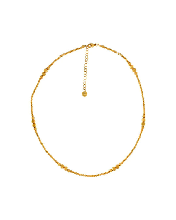 Passion Waterproof Multi Ball Necklace 18K Gold Plating Plating -DNSK Copenhagen