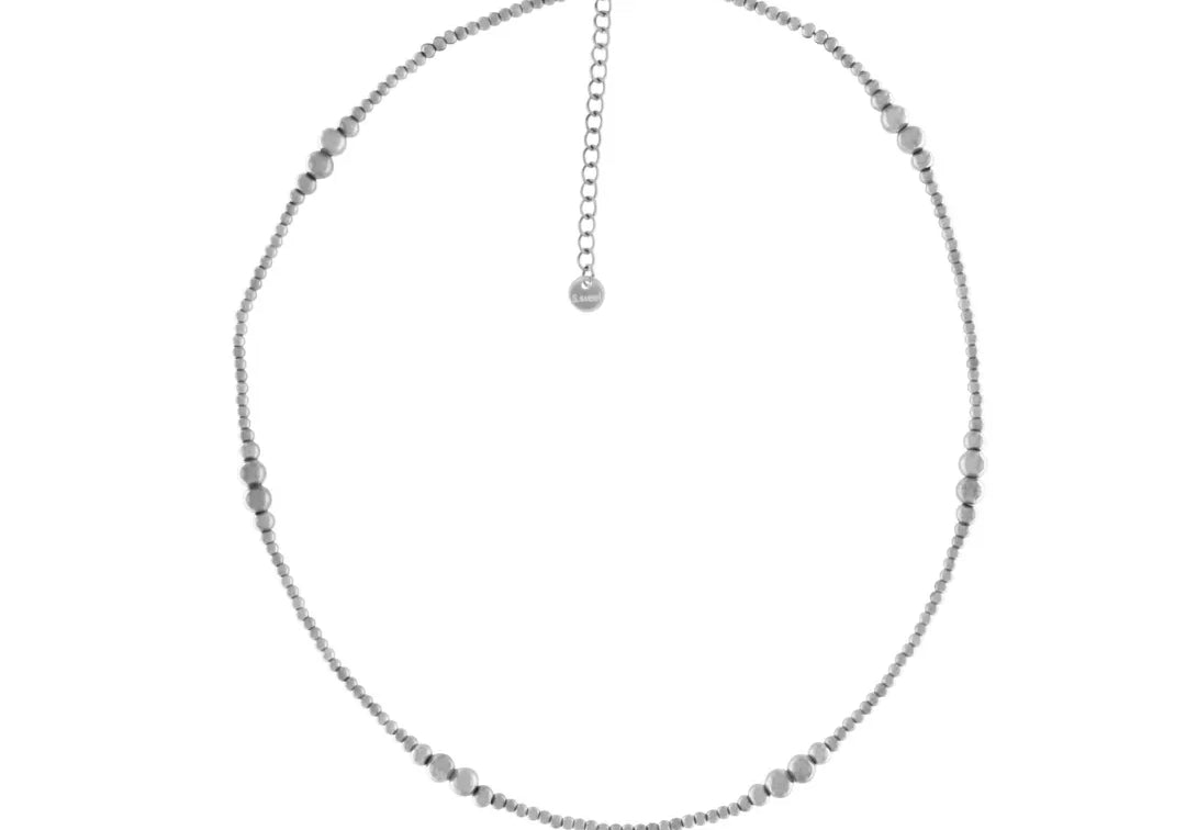 Passion Waterproof Collier multi-boules plaqué argent, DNSK Copenhagen