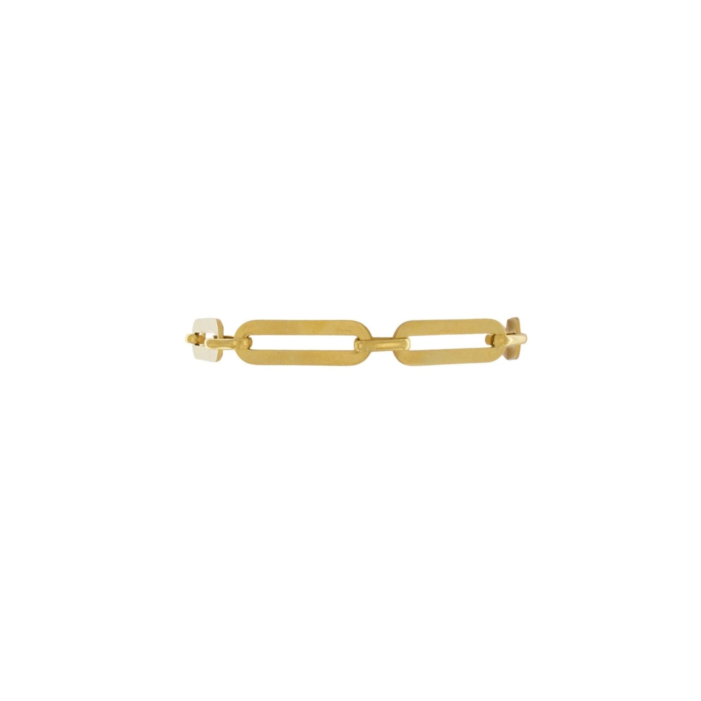 Courage Waterproof Square Link Bracelet 18K Gold Plating