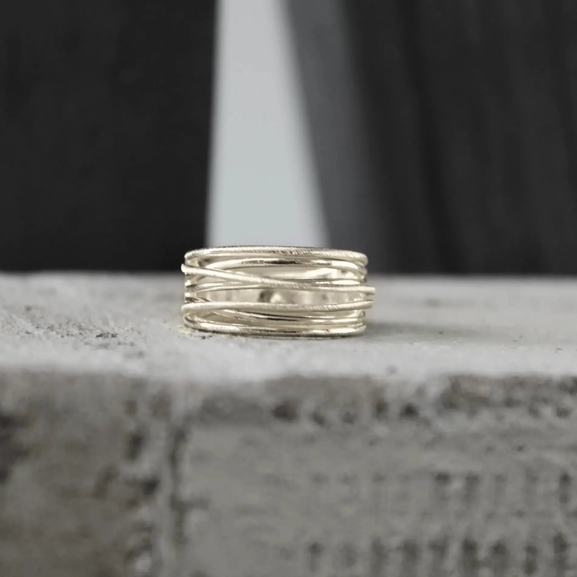 Tara Slim Wrap It Ring Chapado en Oro, Dansk Copenhagen