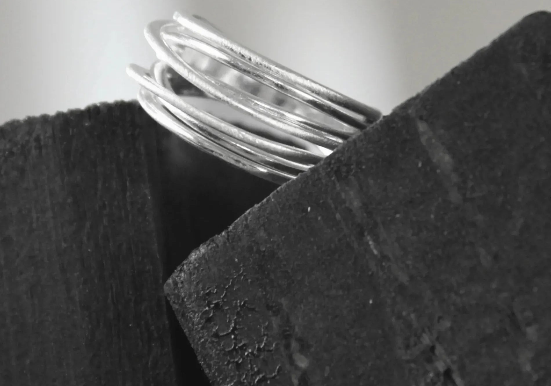 Tara Slim Wrap It Ring Zilver Plating, Dansk Copenhagen