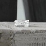 Tara Slim Wrap It Ring Chapado en Plata, Dansk Copenhagen