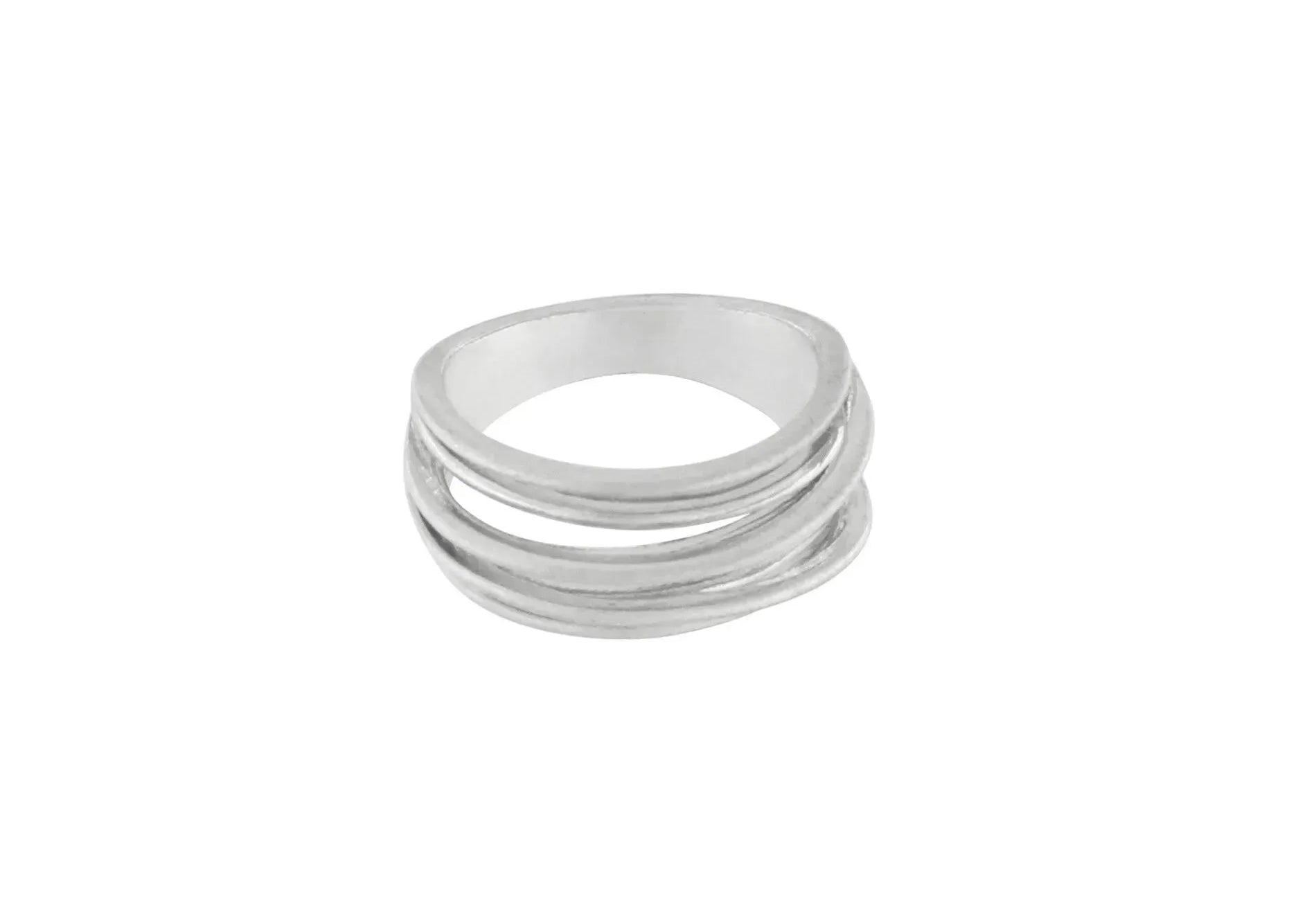 Tara Slim Wrap It Ring Zilver Plating, Dansk Copenhagen
