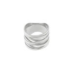 Courage Waterproof Wrap It Ring Silver -DNSK Copenhagen