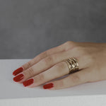 Courage Waterproof Wrap It Ring Silver -DNSK Copenhagen