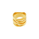 Courage Waterproof Wrap It Ring 18K Gold Plating -DNSK Copenhagen