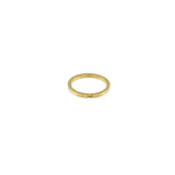 Joy Waterproof Clear CZ Square Stone Ring 18K Gold Plating I Dansk Copenhagen