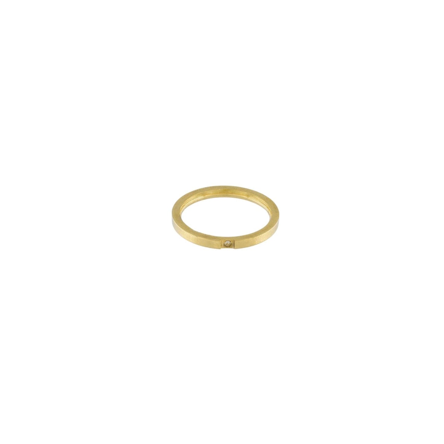 Joy Waterproof Clear CZ Square Stone Ring 18K Gold Plating I Dansk Copenhagen