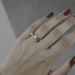 Joy Waterproof Elastic Pearl Mix Ring 18K Gold Plating -DNSK Copenhagen
