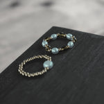 Joy Waterproof Elastic Pearl Mix Ring 18K Gold Plating -DNSK Copenhagen